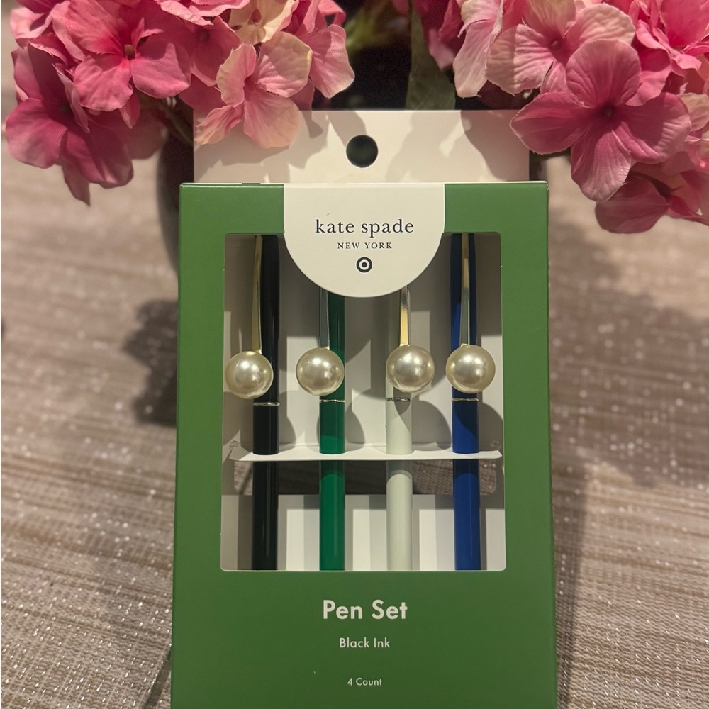 Kate Spade X Target Pen Set with Pearl Accents ( Limited Edition )